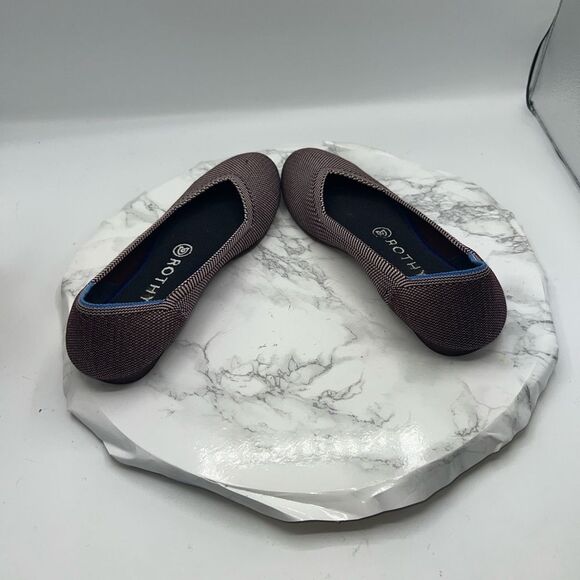 ROTHY’S Birdseye Plum Round Toe Ballet Slip On-7 - Picture 7 of 11